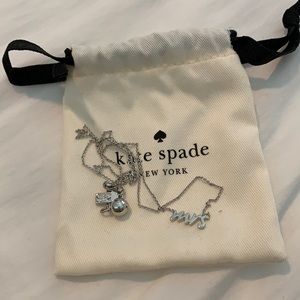 Kate Spade ‘Mrs’ necklace